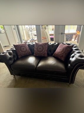 3 Embroidered Decorative Throw Pillow - Burgundy